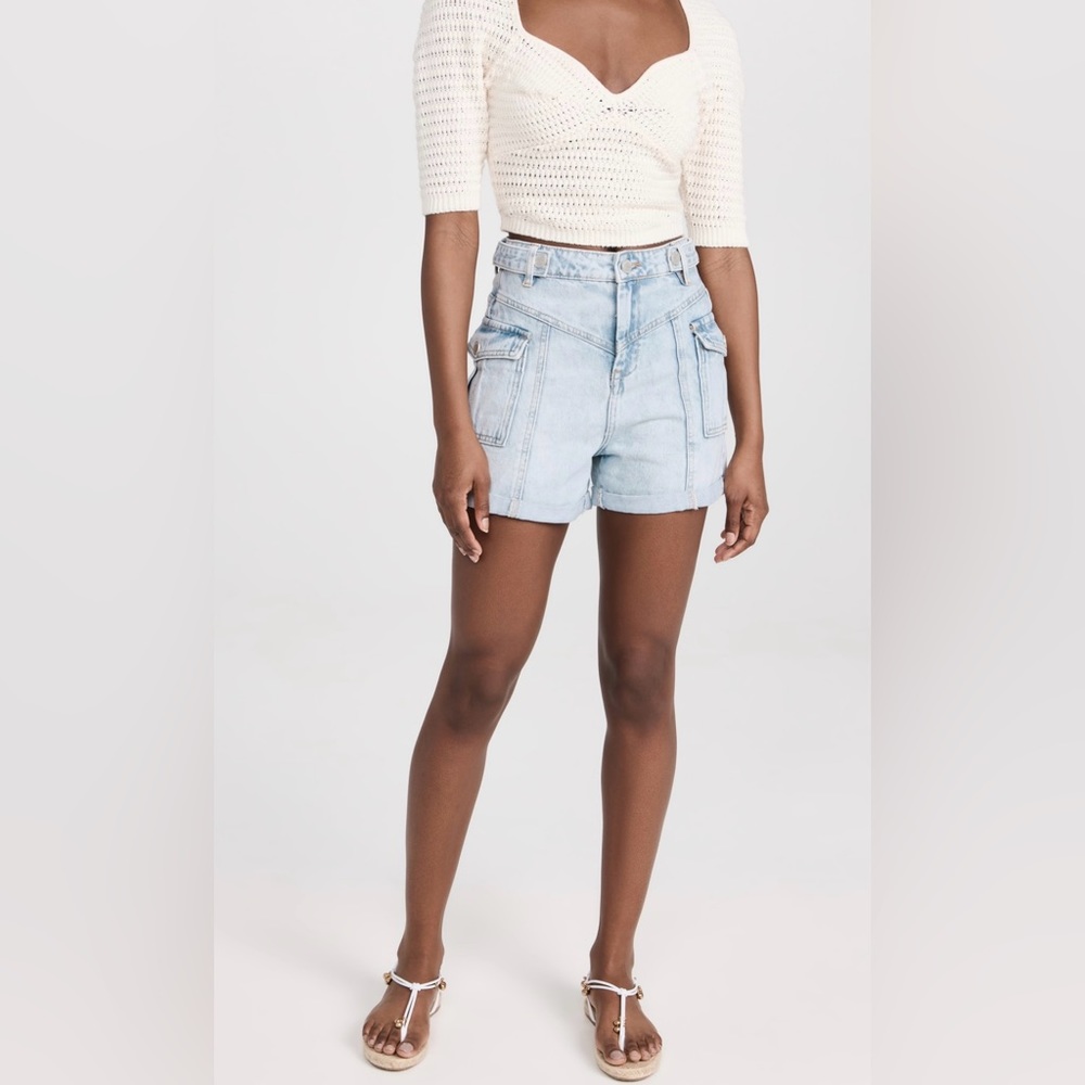 NWT Blank NYC The Perry Mom Cargo Shorts